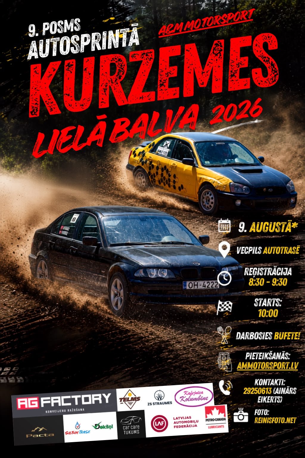 Kurzemes Lielā Balva 9. posms afiša